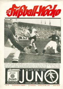 Fußball Woche Norddeutsche Ausgabe 21/1937