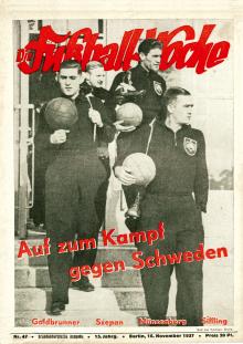 Die Fußball Woche - Brandenburgische Ausgabe 47/1937